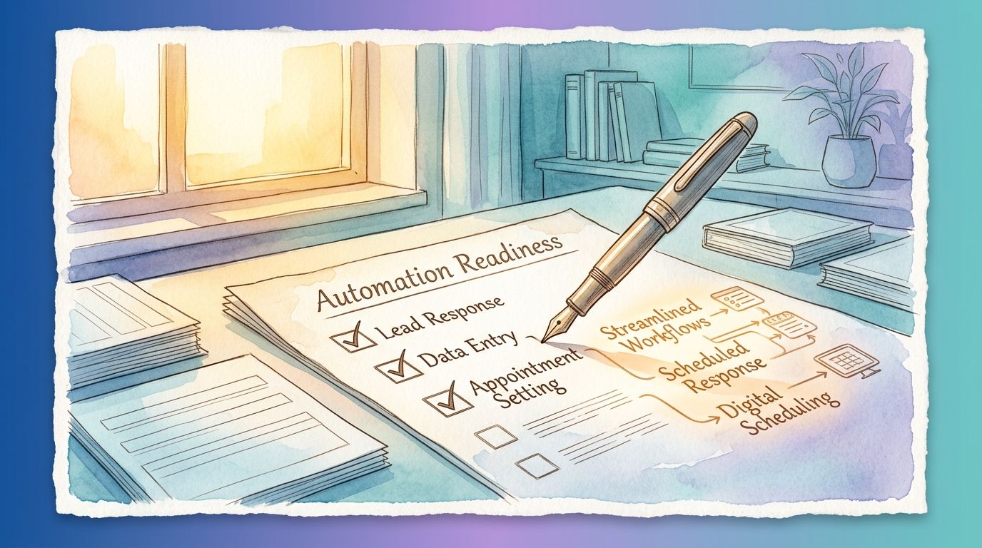 A checklist used to evaluate whether a business process is ready for automation